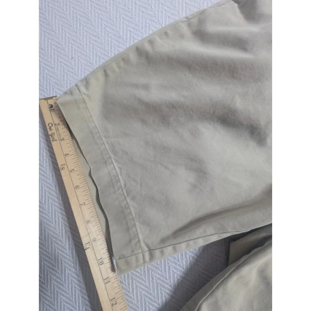 Polo Ralph Lauren shorts  Men's Khaki Chino Size 36 Classic Flat Front Cotton